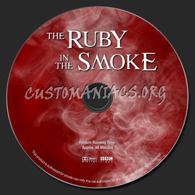The Ruby in the Smoke dvd label
