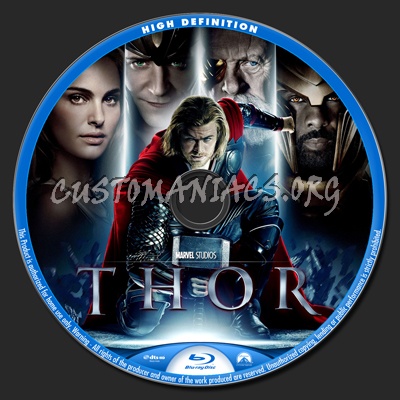 Thor blu-ray label