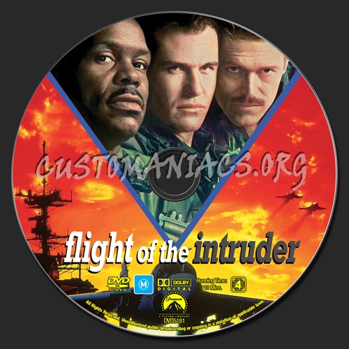 Flight of the Intruder dvd label