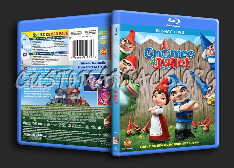 Gnomeo & Juliet blu-ray cover