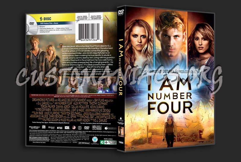 I Am Number Four dvd cover