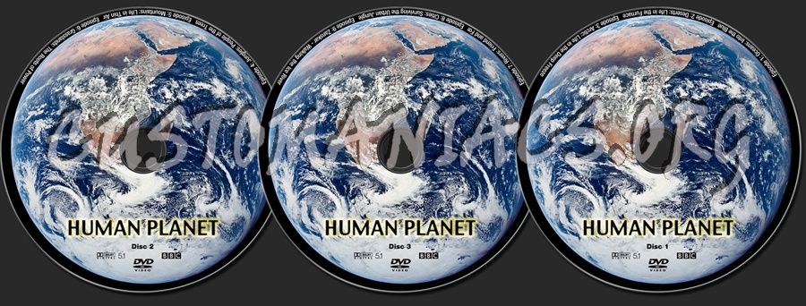 Human Planet dvd label