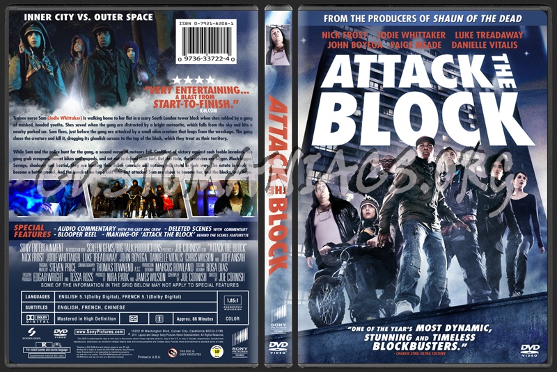 Attack The Block dvd cover