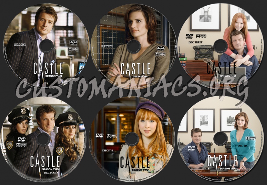 Castle Season 2 dvd label