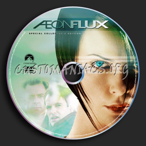 Aeon Flux dvd label