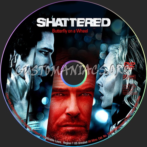 Shattered dvd label