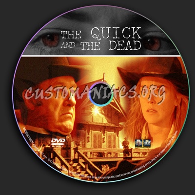 The Quick and The Dead dvd label