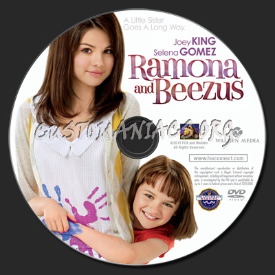 Ramona and Beezus dvd label