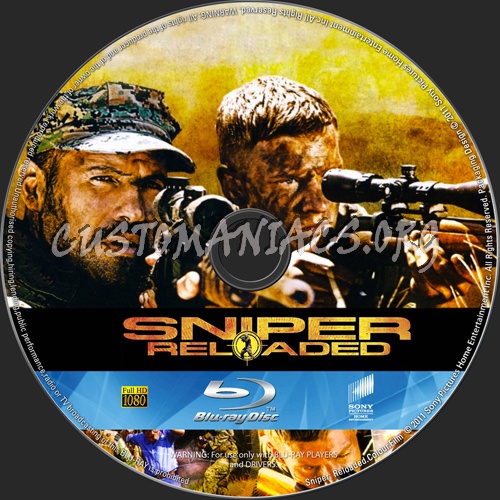 Sniper: Reloaded blu-ray label