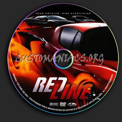 Redline dvd label