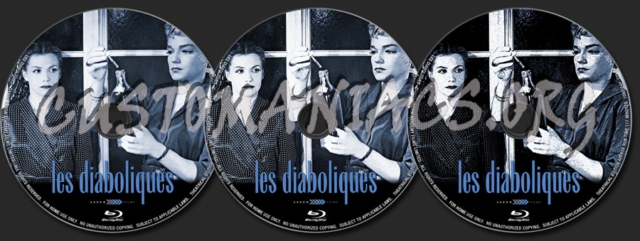 Les Diaboliques (Diabolique) blu-ray label