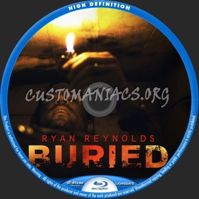 Buried blu-ray label