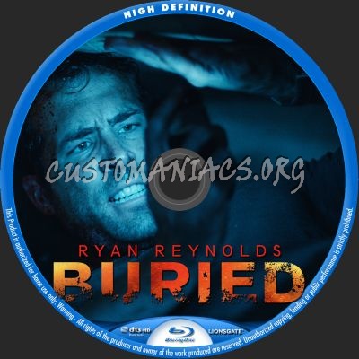 Buried blu-ray label