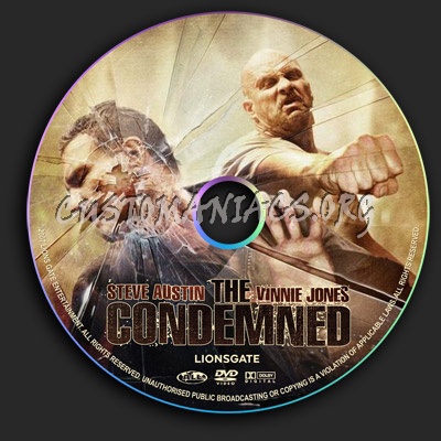 The Condemned dvd label