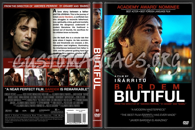 Biutiful dvd cover