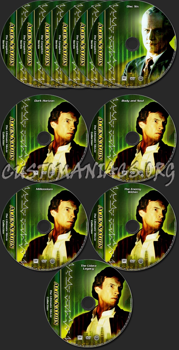 Alien Nation - TV Collection dvd label