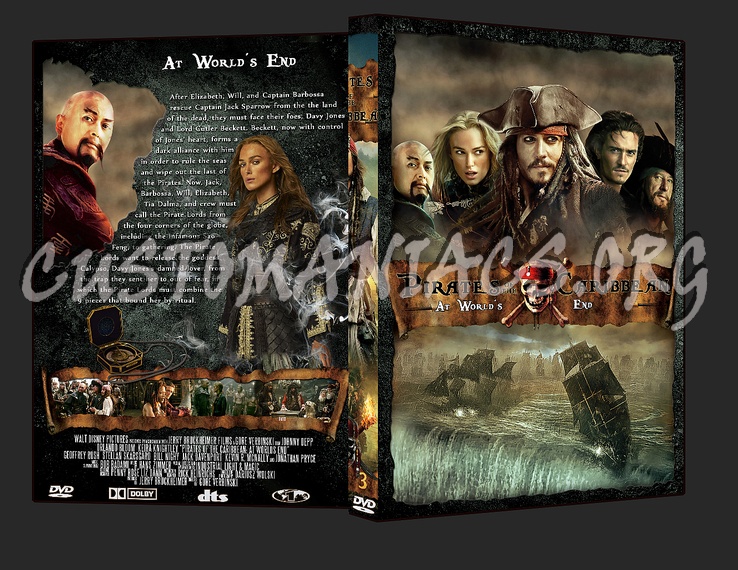 Pirates of The Caribbean dvd cover