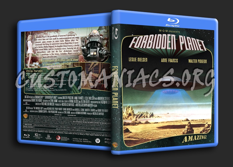 Forbidden Planet blu-ray cover