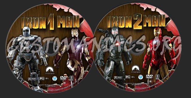 Iron Man dvd label