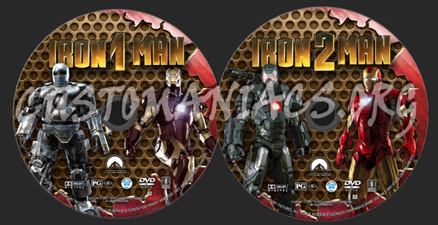 Iron Man dvd label