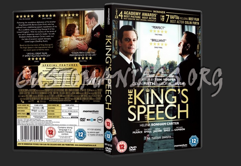 The King's Speech dvd cover