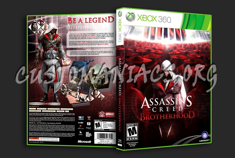 Assassin's Creed: Brotherhood dvd cover