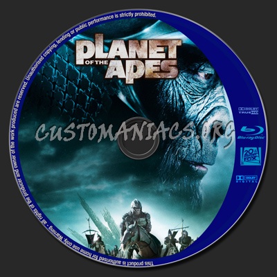 Planet Of The Apes blu-ray label
