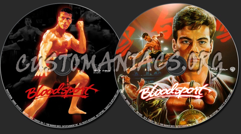 Bloodsport blu-ray label