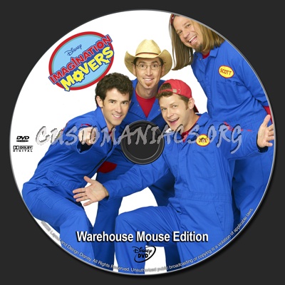 Imagination Movers: Warehouse Mouse dvd label