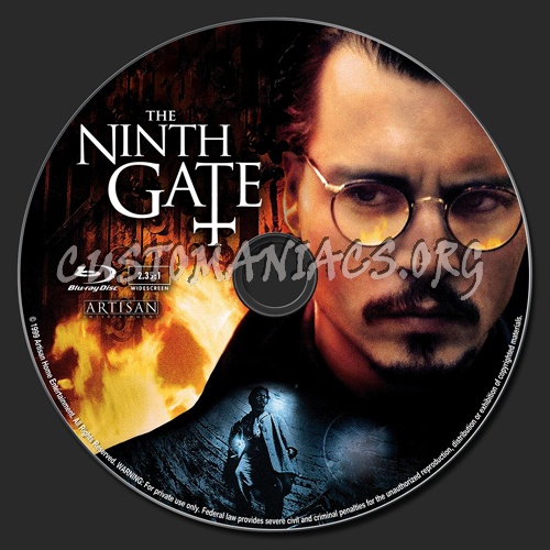 The Ninth Gate blu-ray label