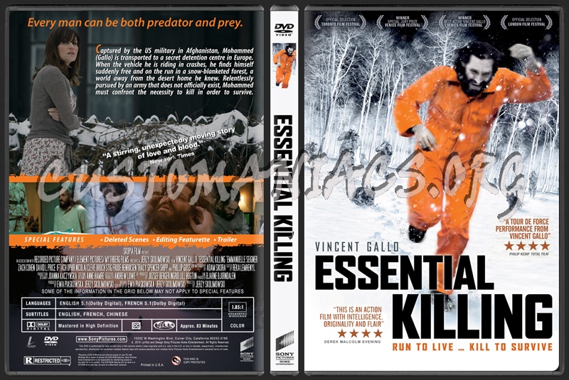 Essential Killing dvd cover