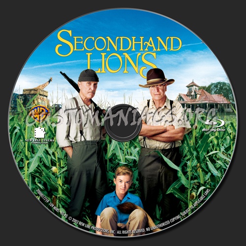 Secondhand Lions blu-ray label
