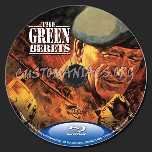 The Green Berets blu-ray label