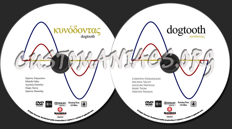 Dogtooth (Kynodontas) dvd label