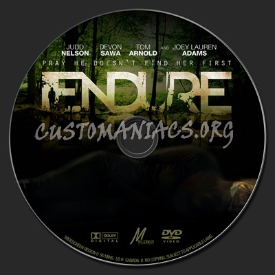 Endure dvd label