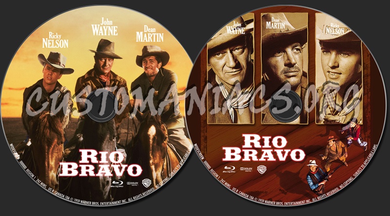 Rio Bravo blu-ray label