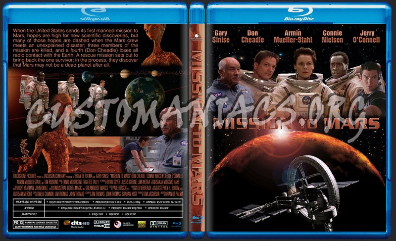 Mission To Mars blu-ray cover