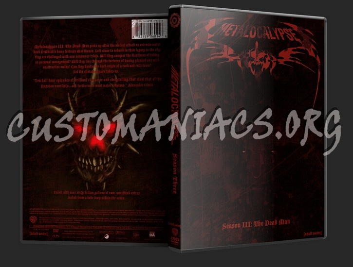 Metalocalypse Season 3 dvd cover