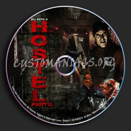 Hostel 2 dvd label