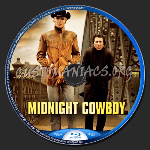 Midnight Cowboy blu-ray label