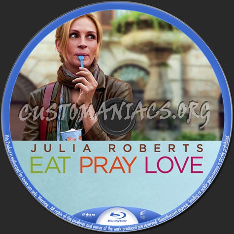 Eat Pray Love blu-ray label
