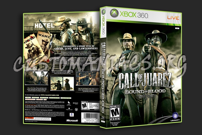 Call of Juarez: Bound in Blood dvd cover