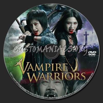 Vampire Warriors dvd label