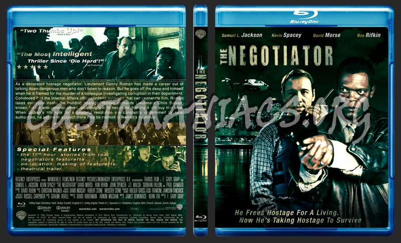 The Negotiator blu-ray cover