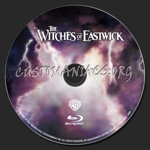 The Witches Of Eastwick blu-ray label