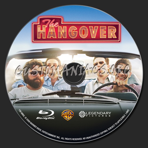 The Hangover blu-ray label