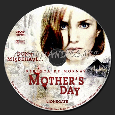 Mother's Day dvd label