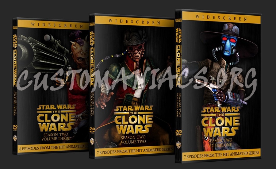 Star Wars:The Clone Wars Season Two dvd cover