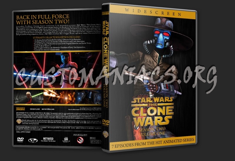 Star Wars:The Clone Wars Season Two dvd cover