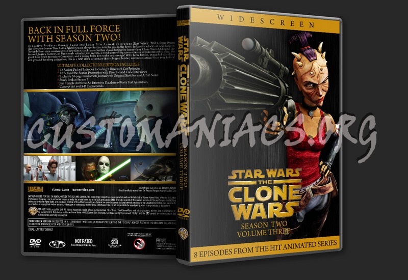 Star Wars:The Clone Wars Season Two dvd cover